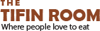 Logo The TIFIN ROOOM where people love to eat